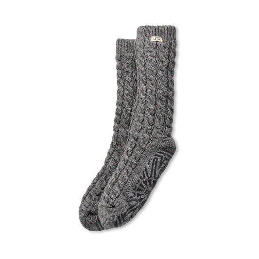 Elowyn Cable Knit Fleece Lined Sock