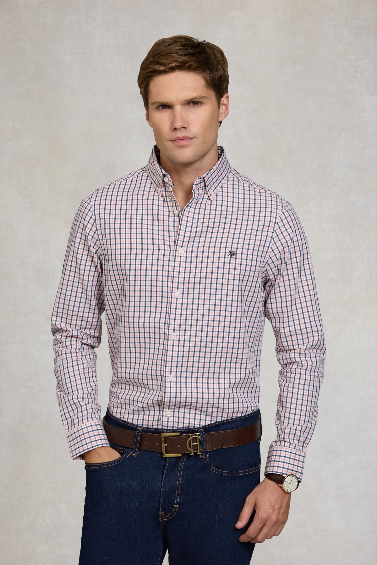 Men's Classic Woven Button Down Shirt