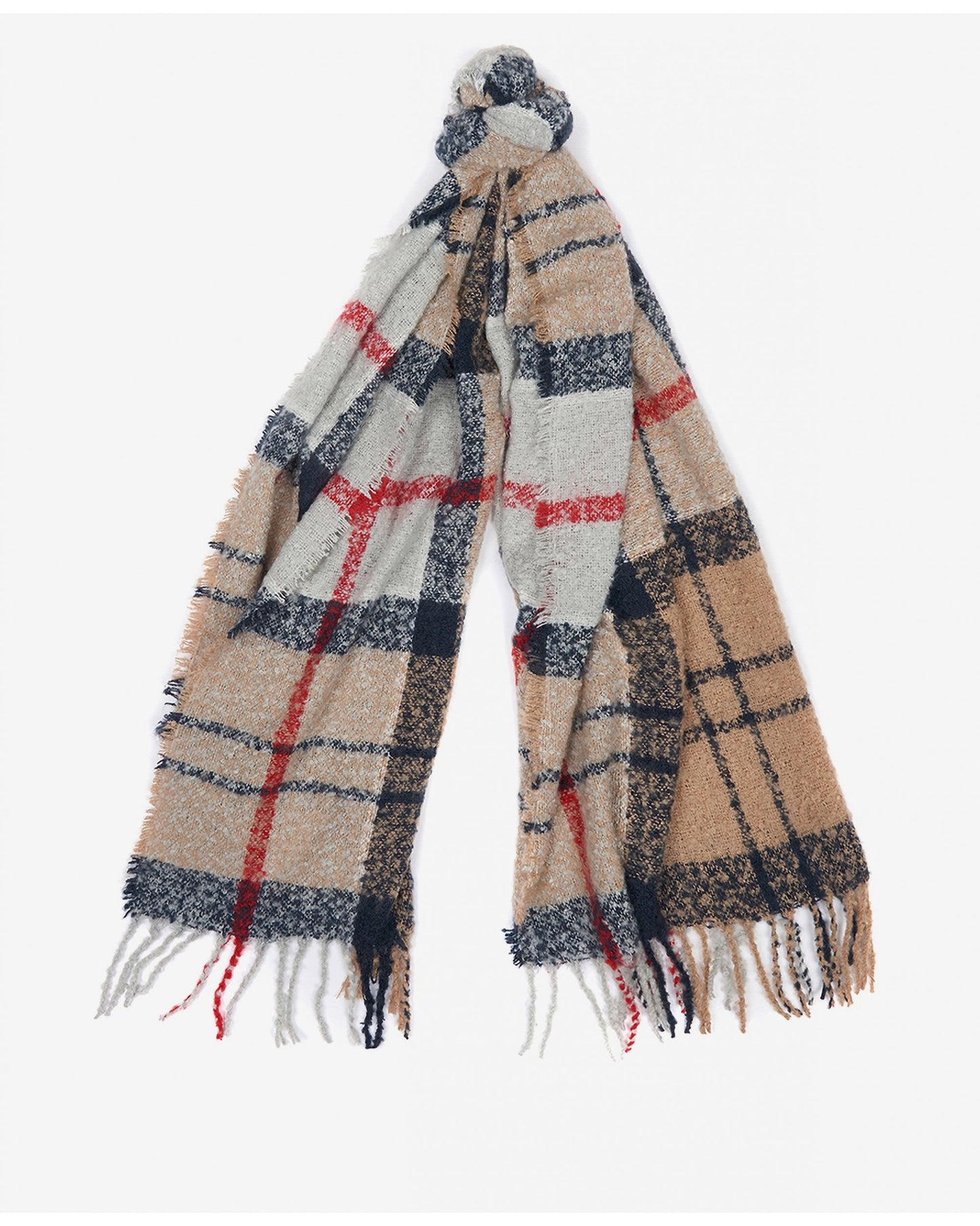 Tartan Boucle Scarf