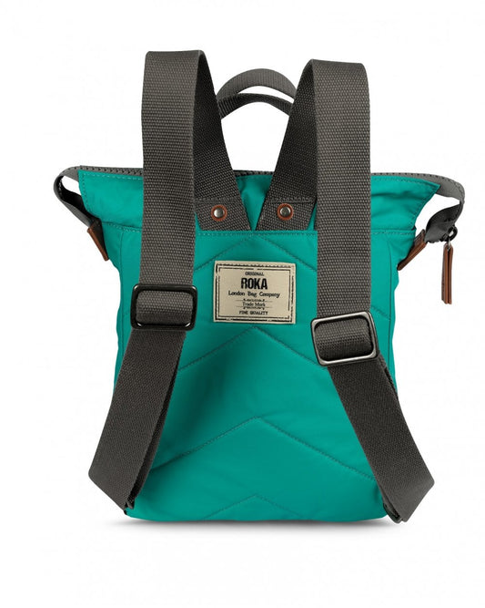 Bantry B Small Sustainable Nylon Rucksack Cyan