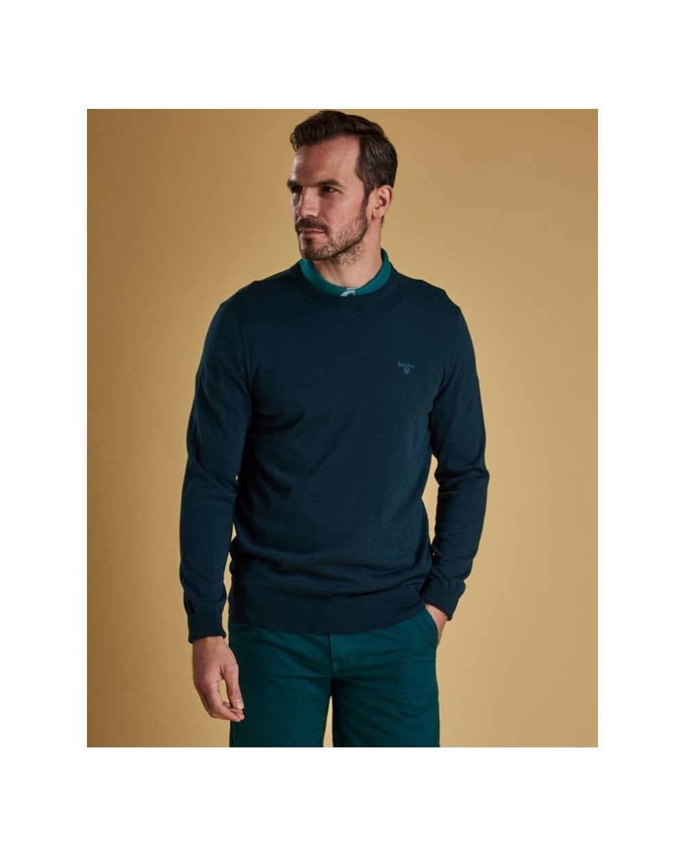 Mens Light Cotton Crew