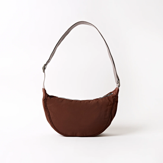Farringdon Half Moon Bag In Chocolate