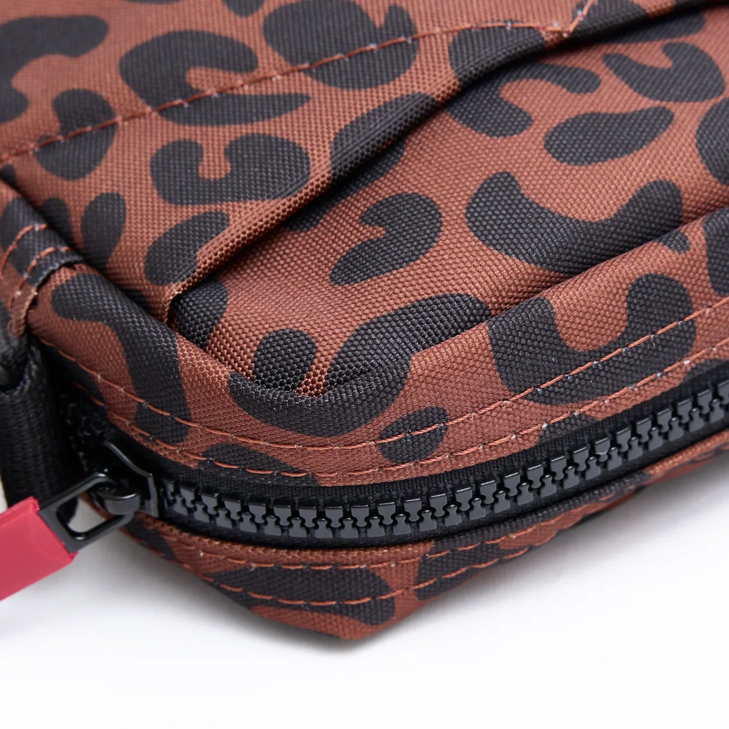 Bond Pocket Crossbody Bag In Scarlet Leopard