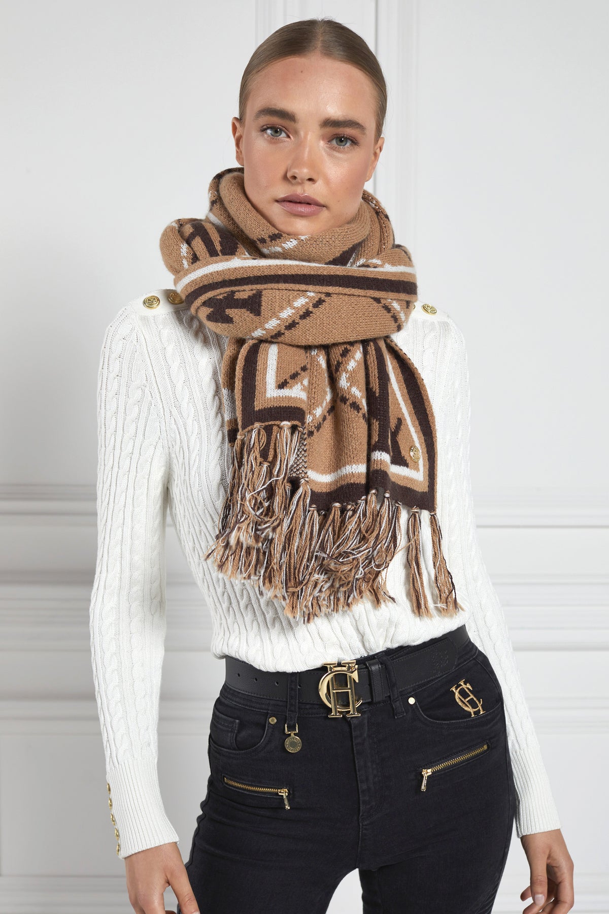 Monogram Scarf