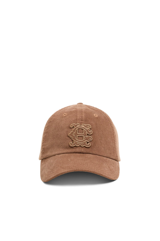 Corduroy Heraldic Cap - Latte