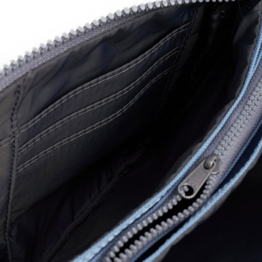 Carnaby Crossbody In Retro Blue Canvas