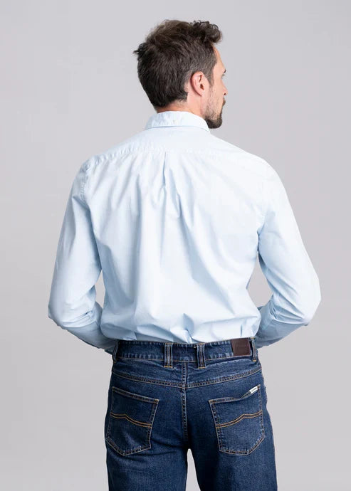 Barbour Garment Dyed Poplin Tailored Fit Shirt