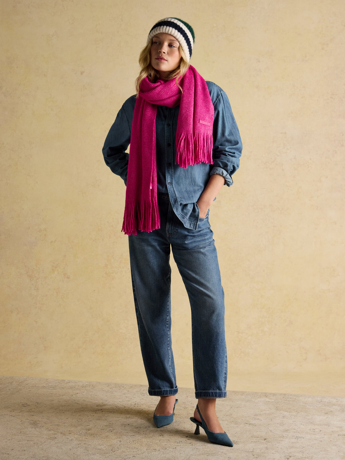 Rosa Knitted Scarf