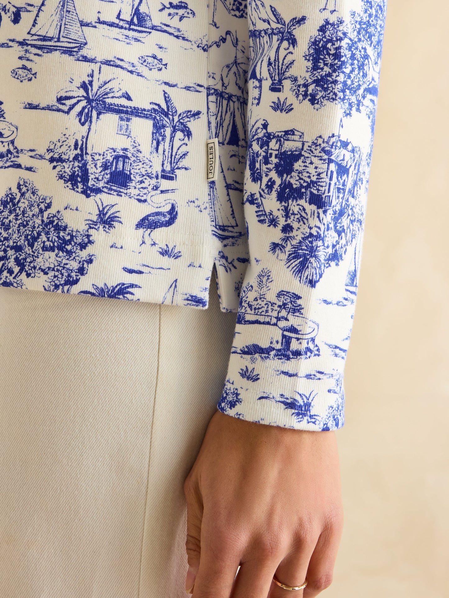 Printed Harbour Top