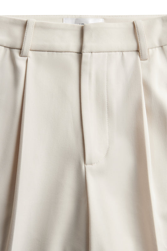 Pleated Wide Leg Trouser