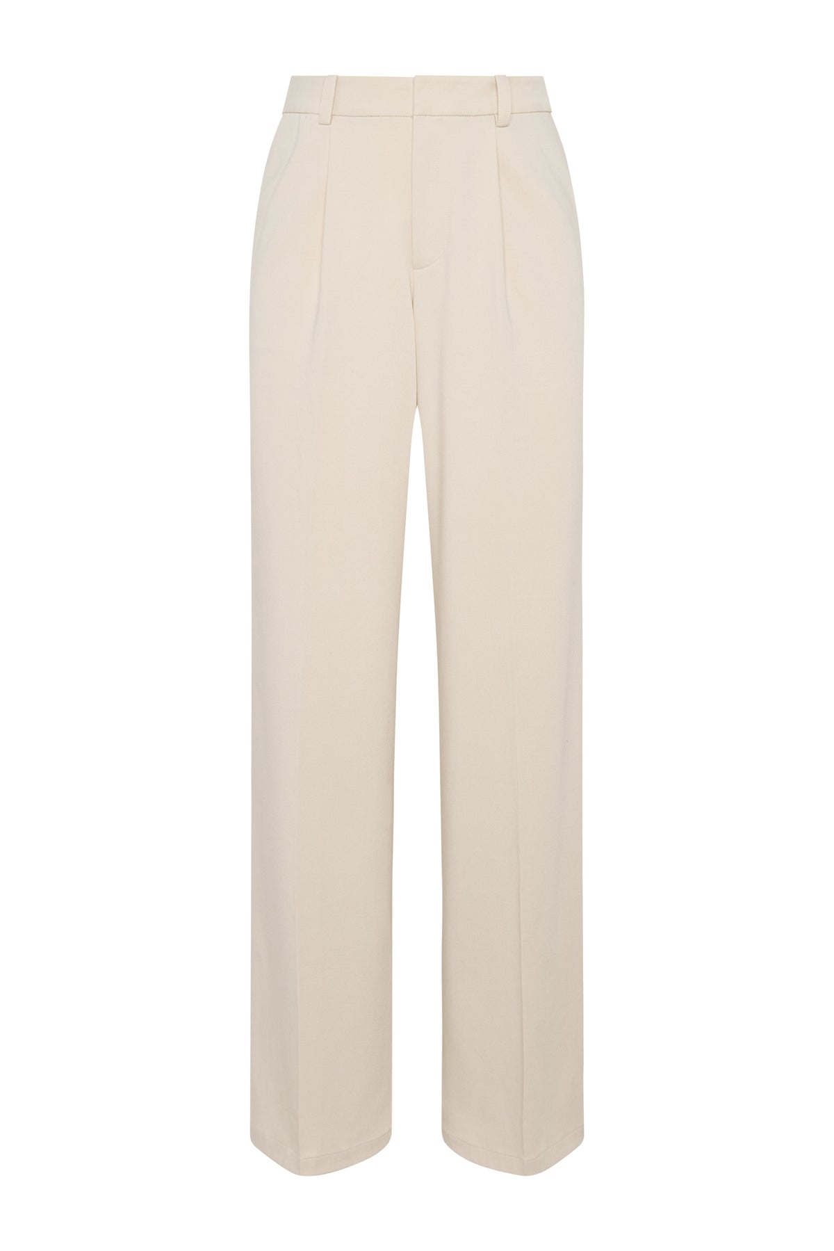 Pleated Wide Leg Trouser