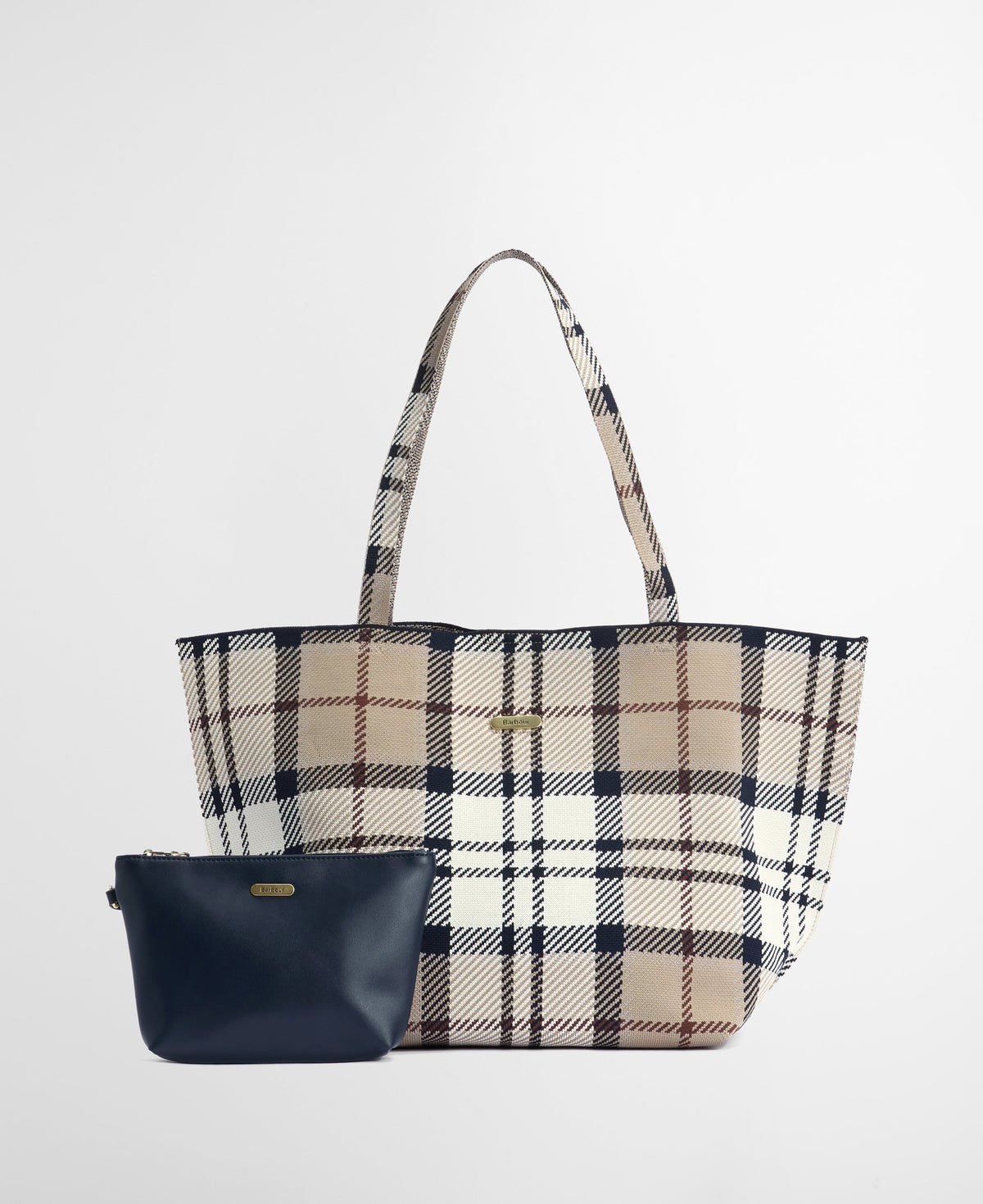 Layla Tartan Large Tote Bag - Rosewood Tartan