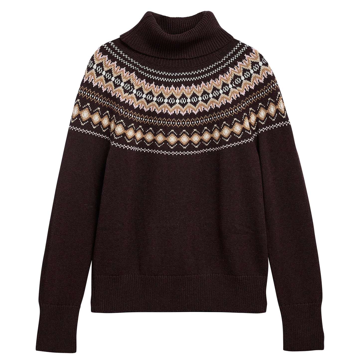 Darwen Fairisle Rollneck Jumper