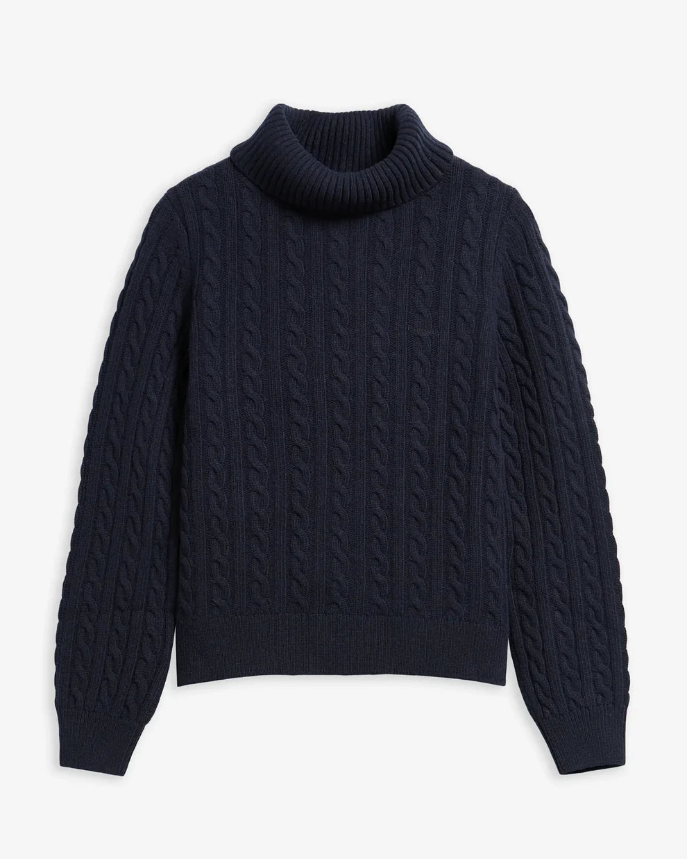 Ambleside Cable-Knit Rollneck Jumper