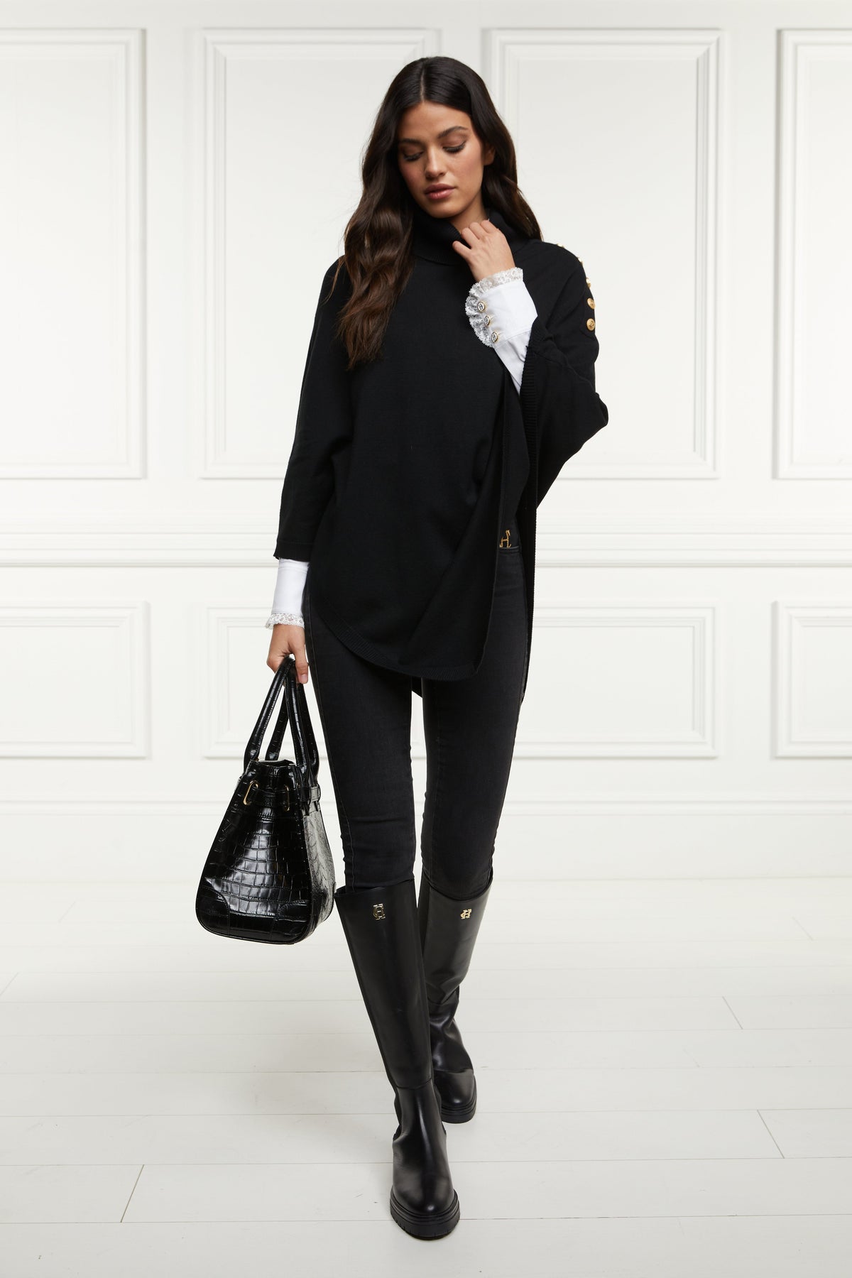 Roll Neck Cape