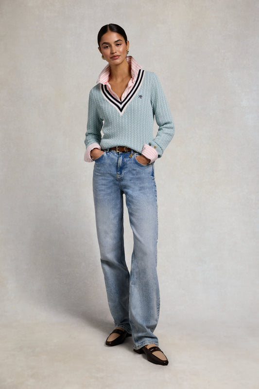 Lucy Knit - Aqua