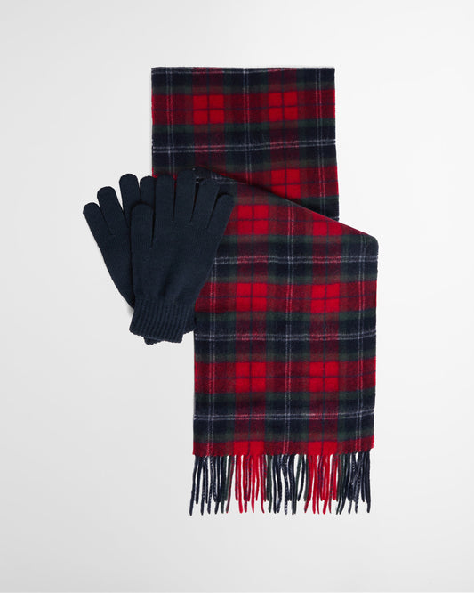 Tartan Scarf & Gloves Gift Set