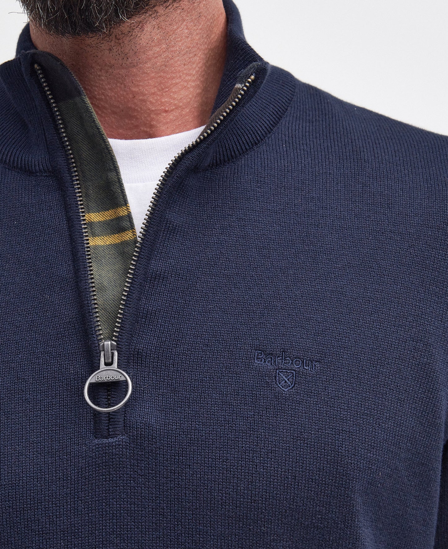 Cotton Half-Zip Sweatshirt