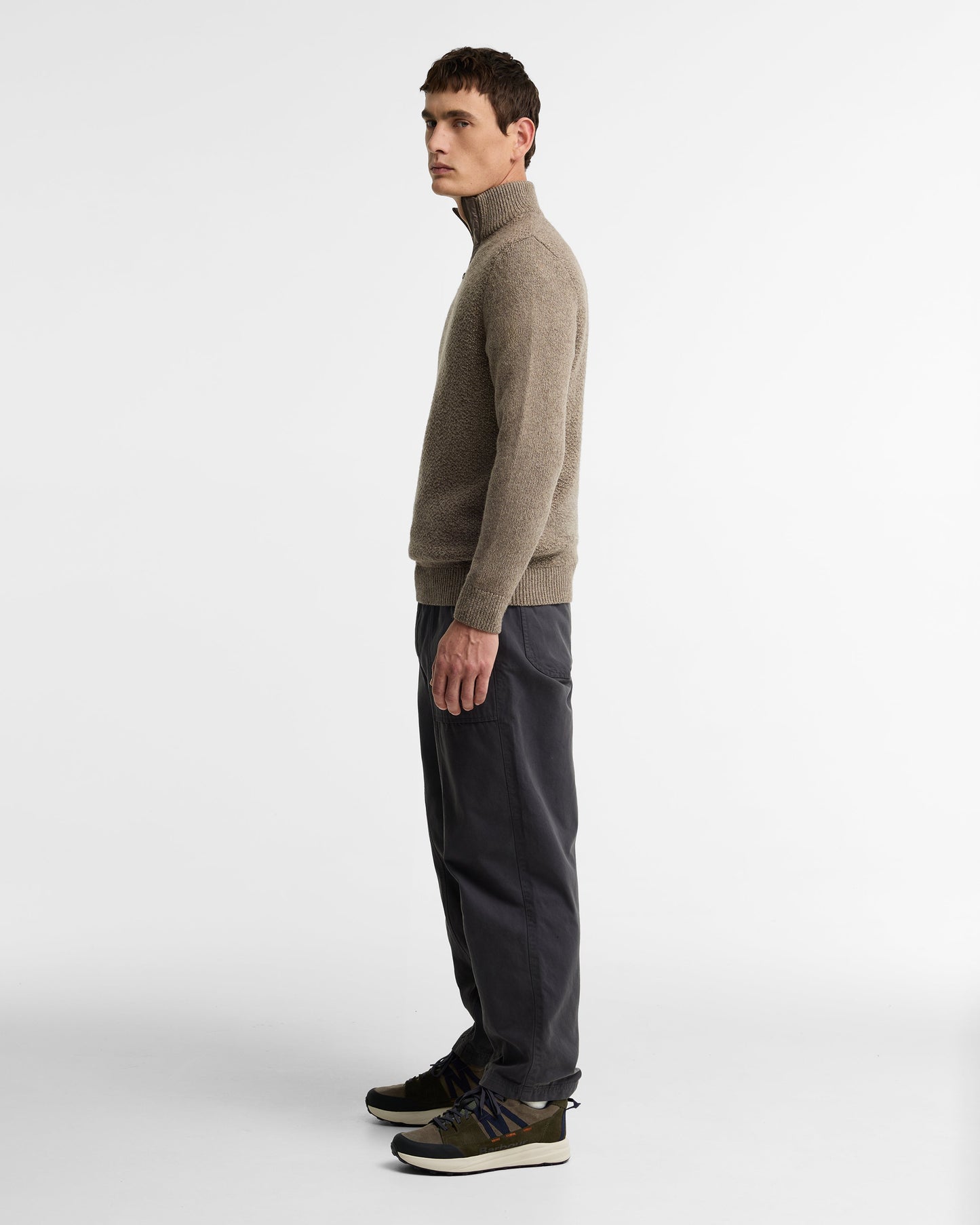 Danforth Textured Half-Zip Jumper