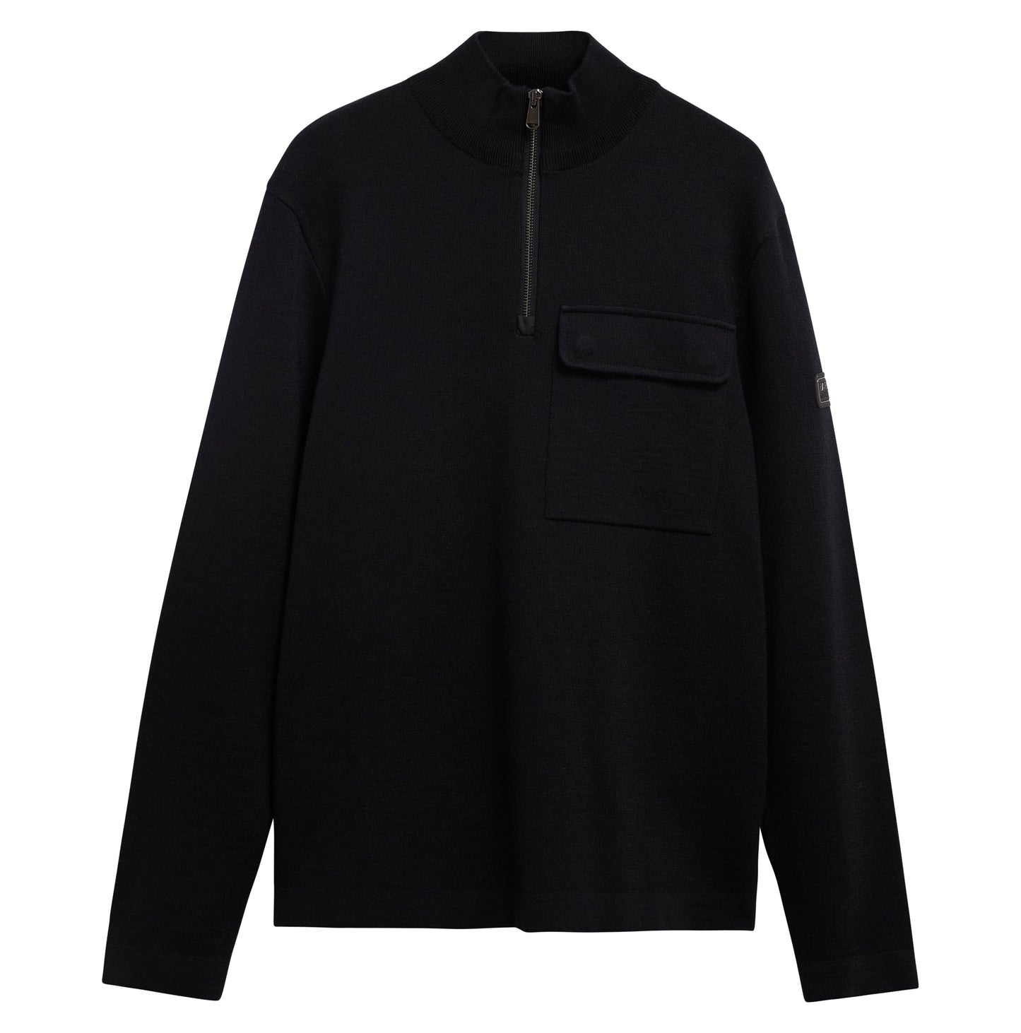 Burley Cotton-Merino Half-Zip Jumper