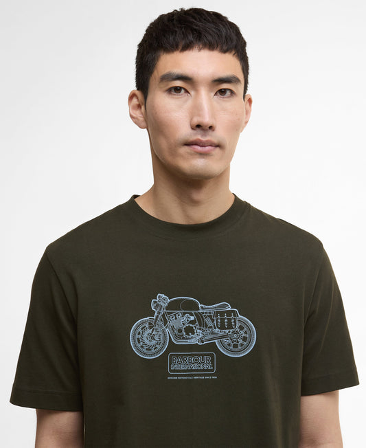 Morris Motorbike Graphic T-Shirt