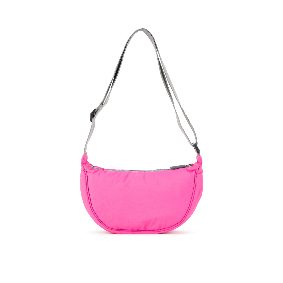Farringdon Half Moon Bag In Hot Pink Taslon