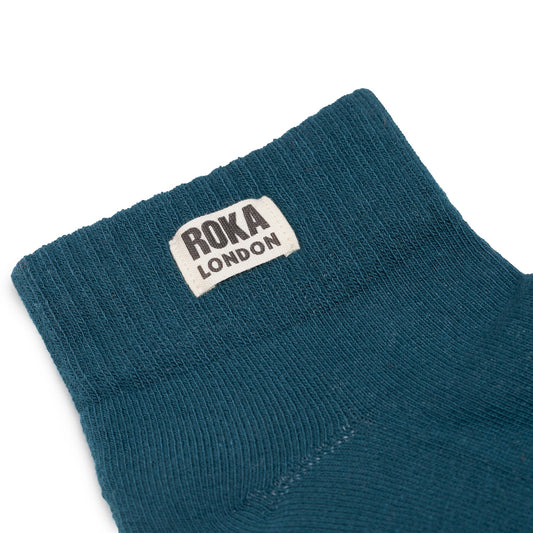 Wembley Ankle Socks For Women In Teal