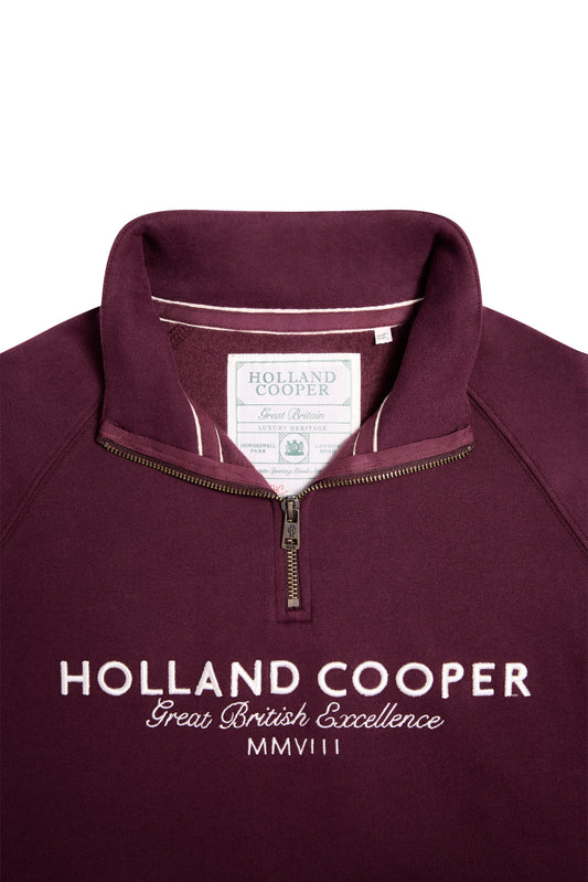 Sporting Goods Zip Henley