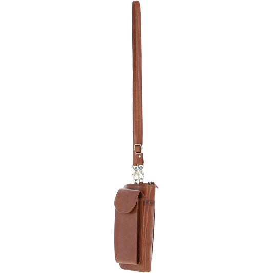 Leather Phonebag/Purse Honey: T-80