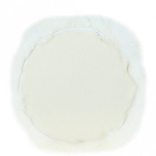 Fendland Pouffe Long Wool - Ivory