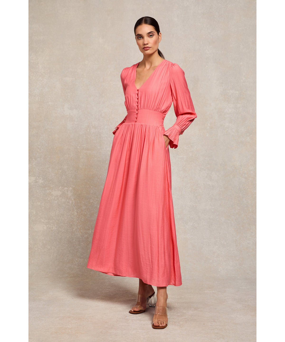 Phoebe V-Neck Maxi Dress