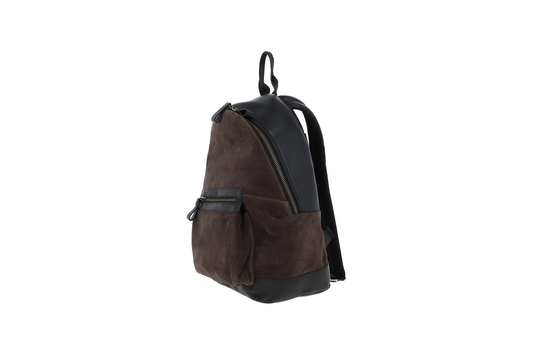Tucker Leather Backpack Grey