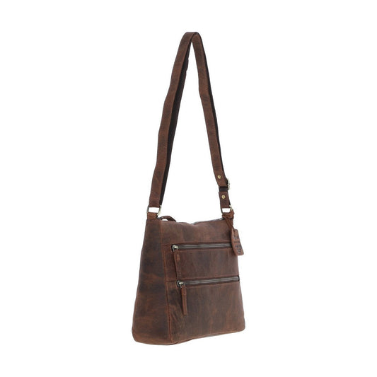 Vintage Ashwood Leather Handbag Mud/brown: Bewdley
