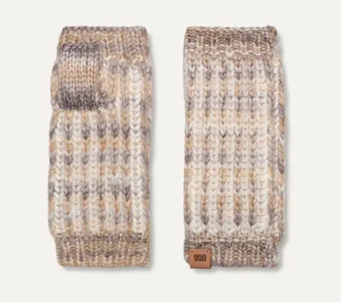 Womens Chunky Space Dye Glove