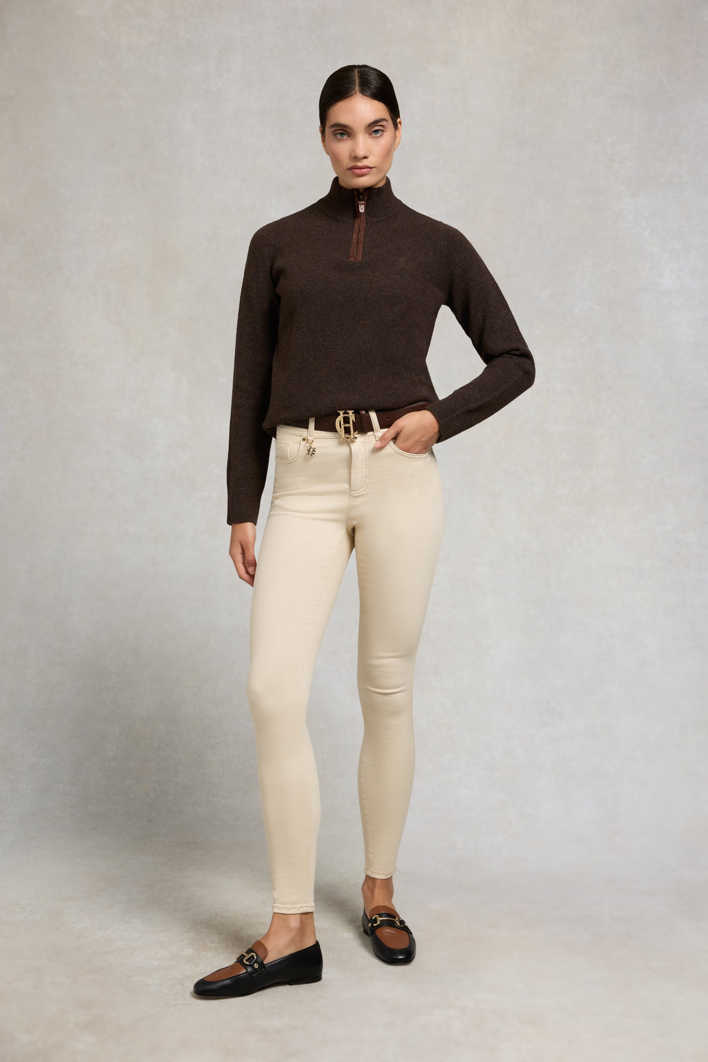 Contour Skinny Jean - Stone