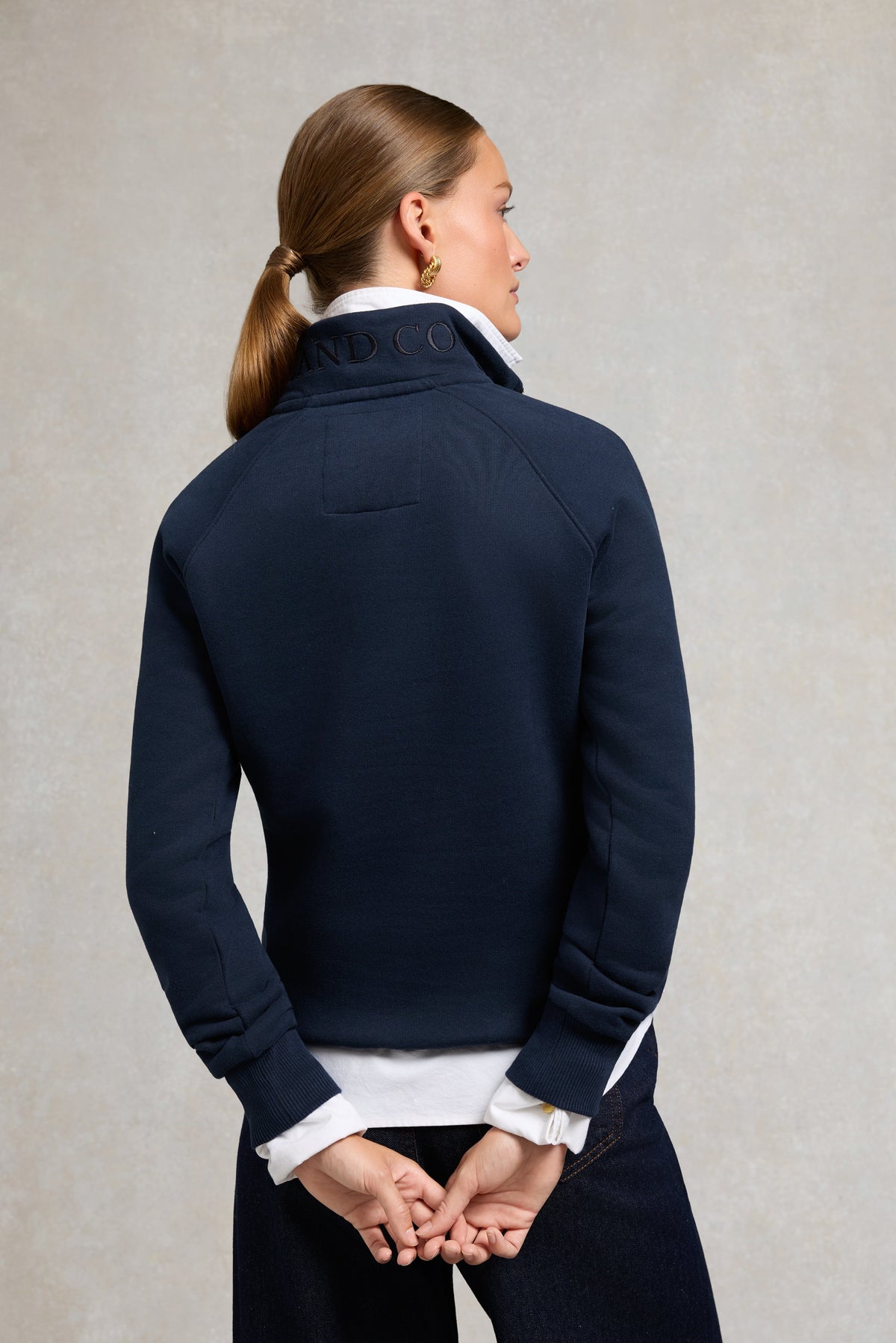 Sporting Goods Zip Henley - Ink Navy