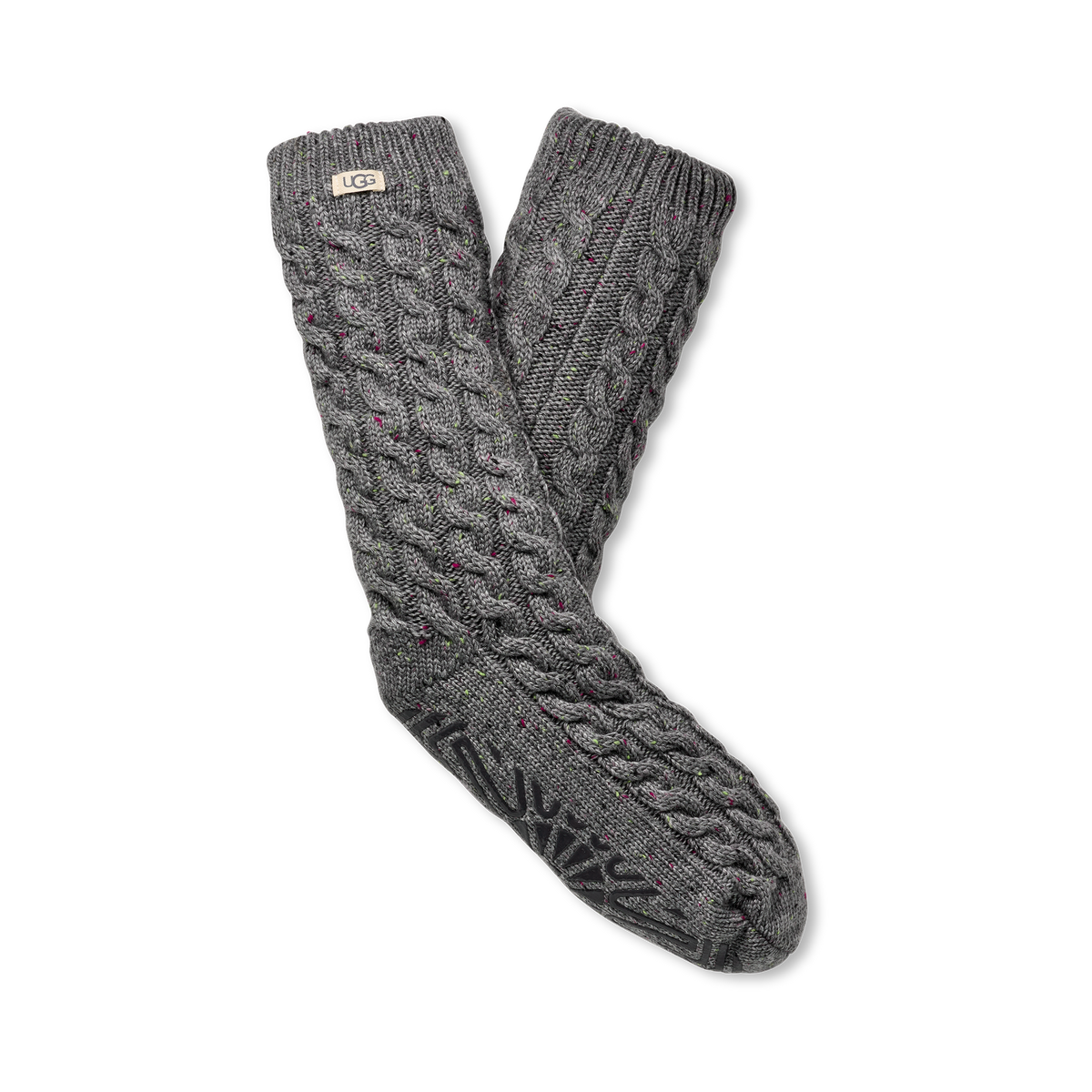 Elowyn Cable Knit Fleece Lined Sock