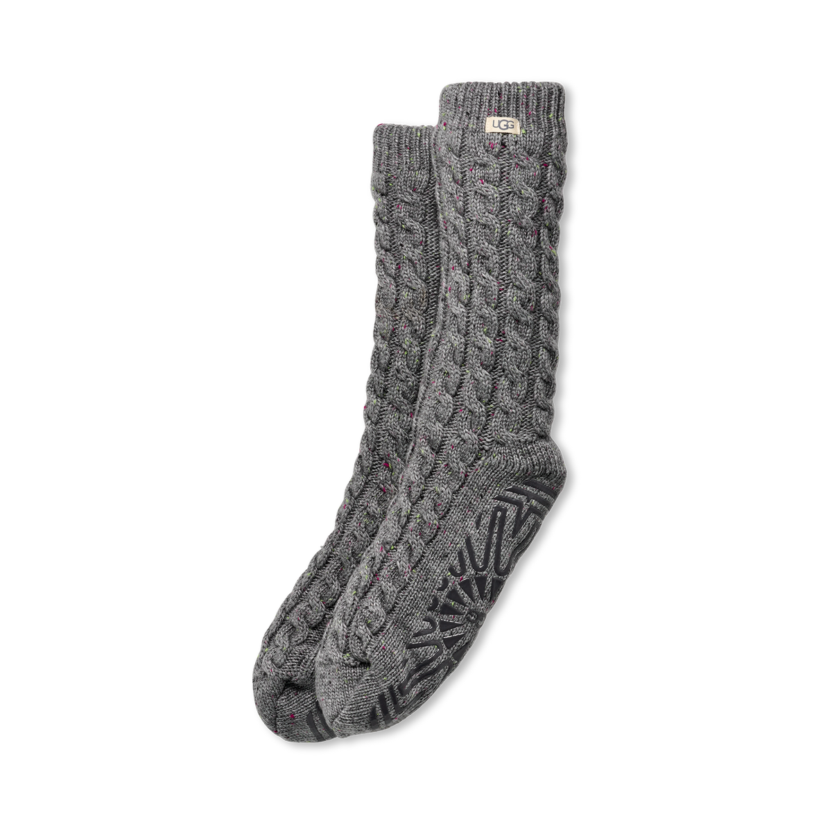 Elowyn Cable Knit Fleece Lined Sock