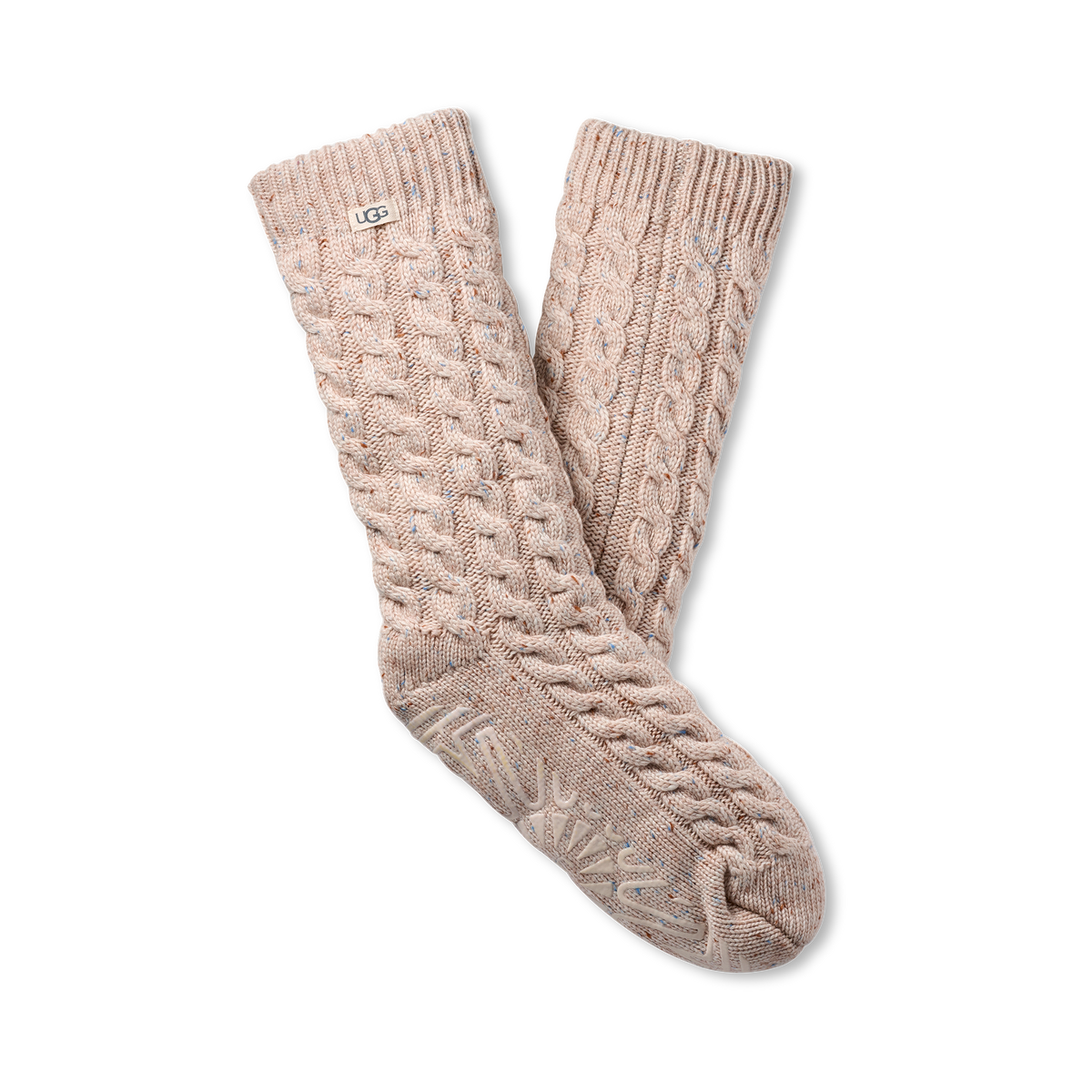 Elowyn Cable Knit Fleece Lined Sock