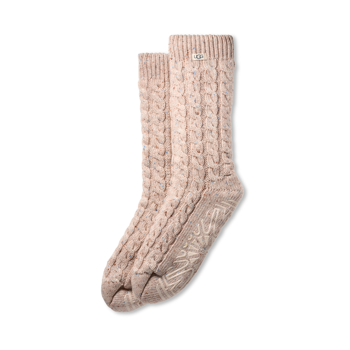 Elowyn Cable Knit Fleece Lined Sock