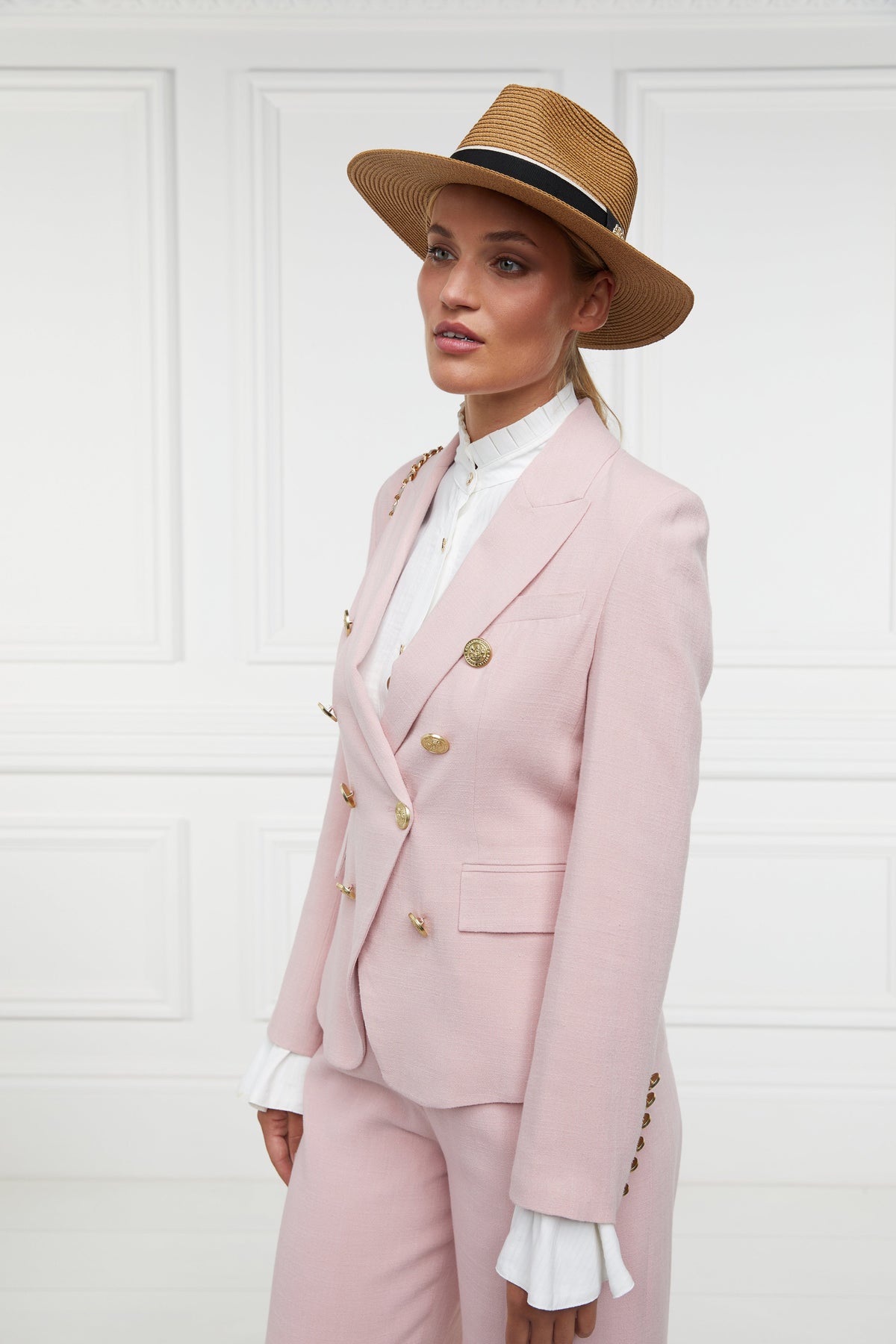 Francesca Hat - Camel Black