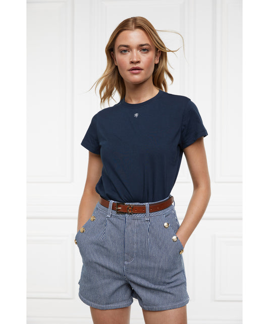 Monogram Tee - Ink Navy