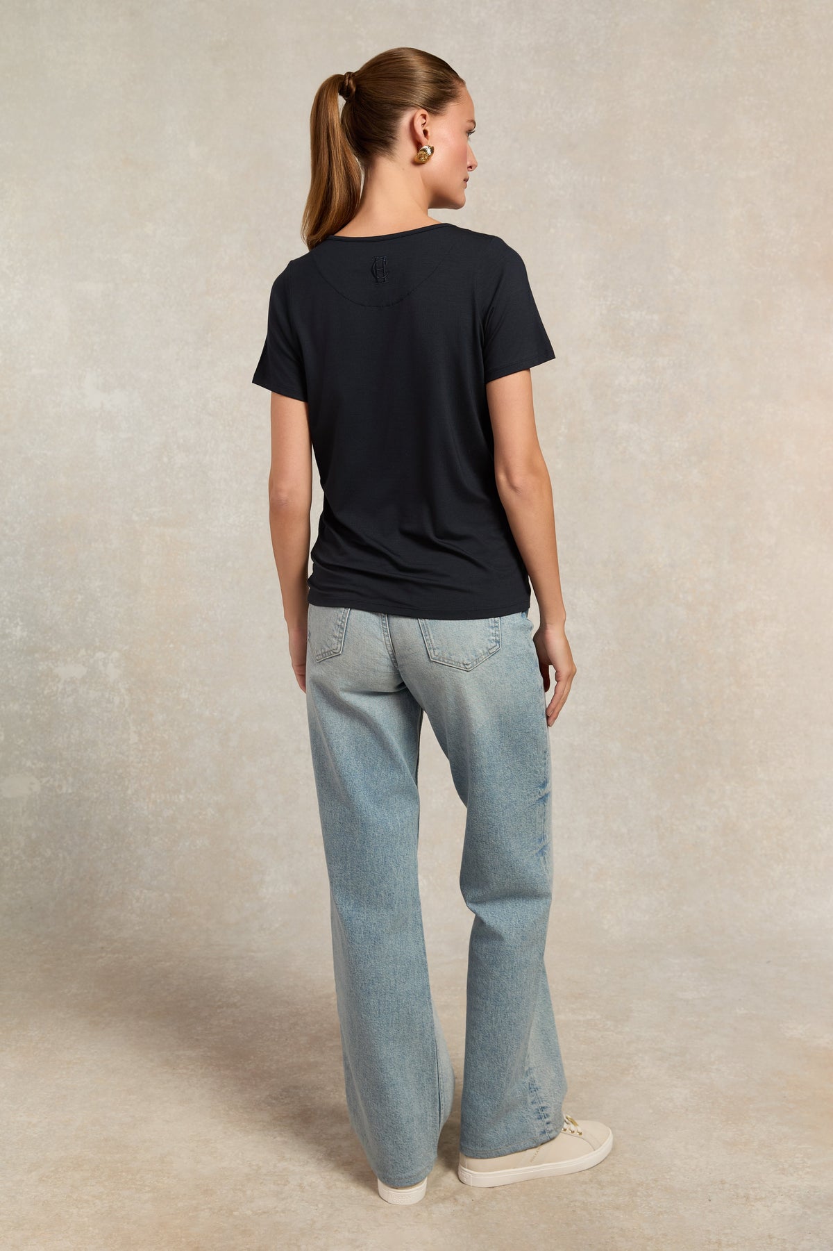 Relax Fit Vee Neck Tee