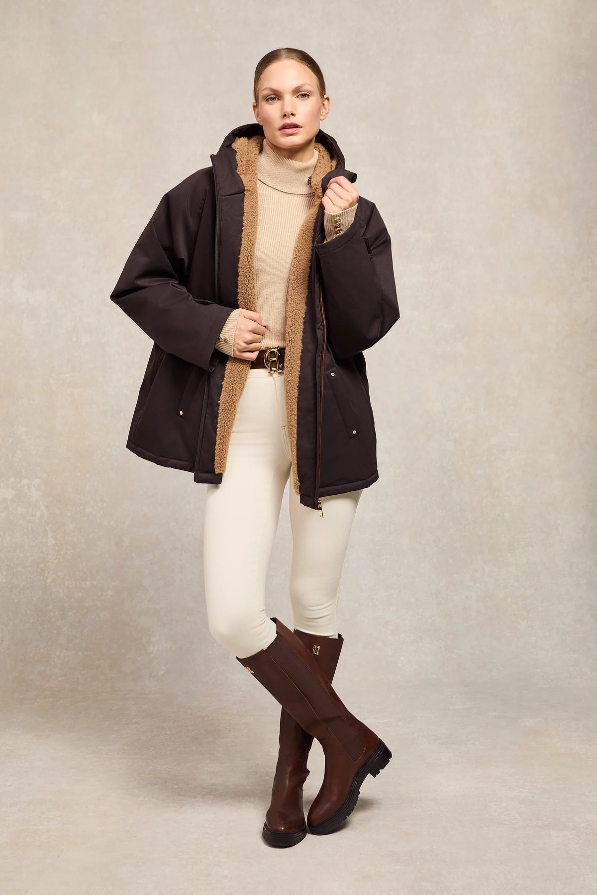 One-Size Waterproof Jacket -  Chocolate
