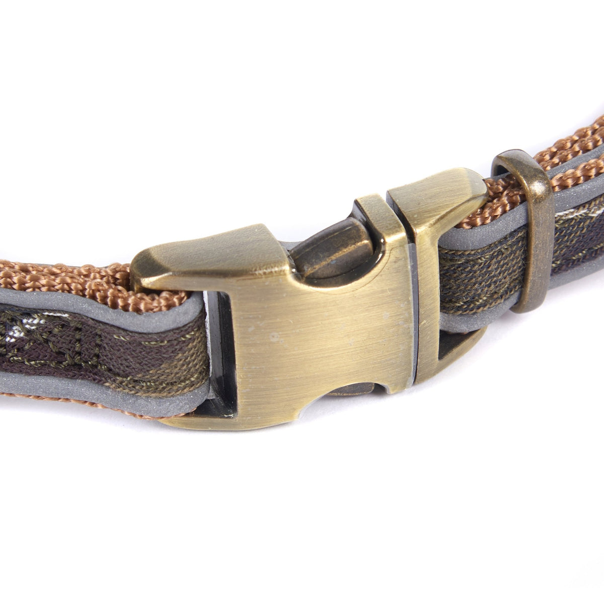 Reflective Tartan Dog Collar