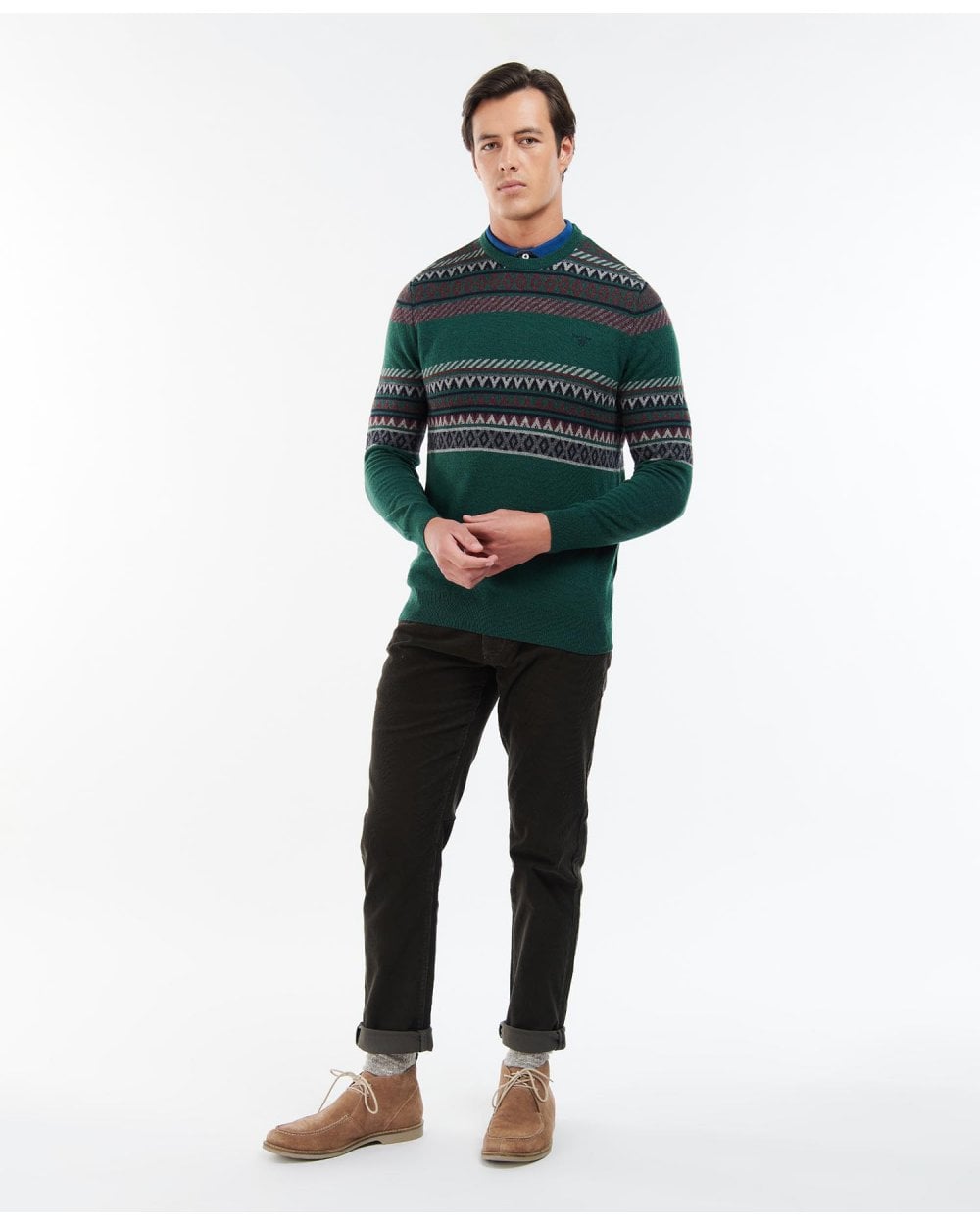 Winterborne Fairisle Crew Neck Jumper