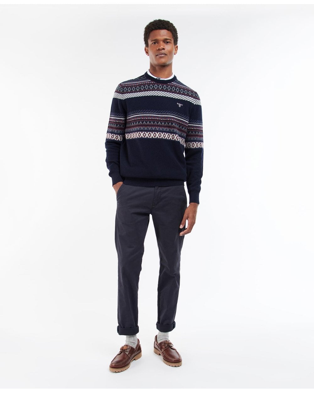 Winterborne Fairisle Crew Neck Jumper