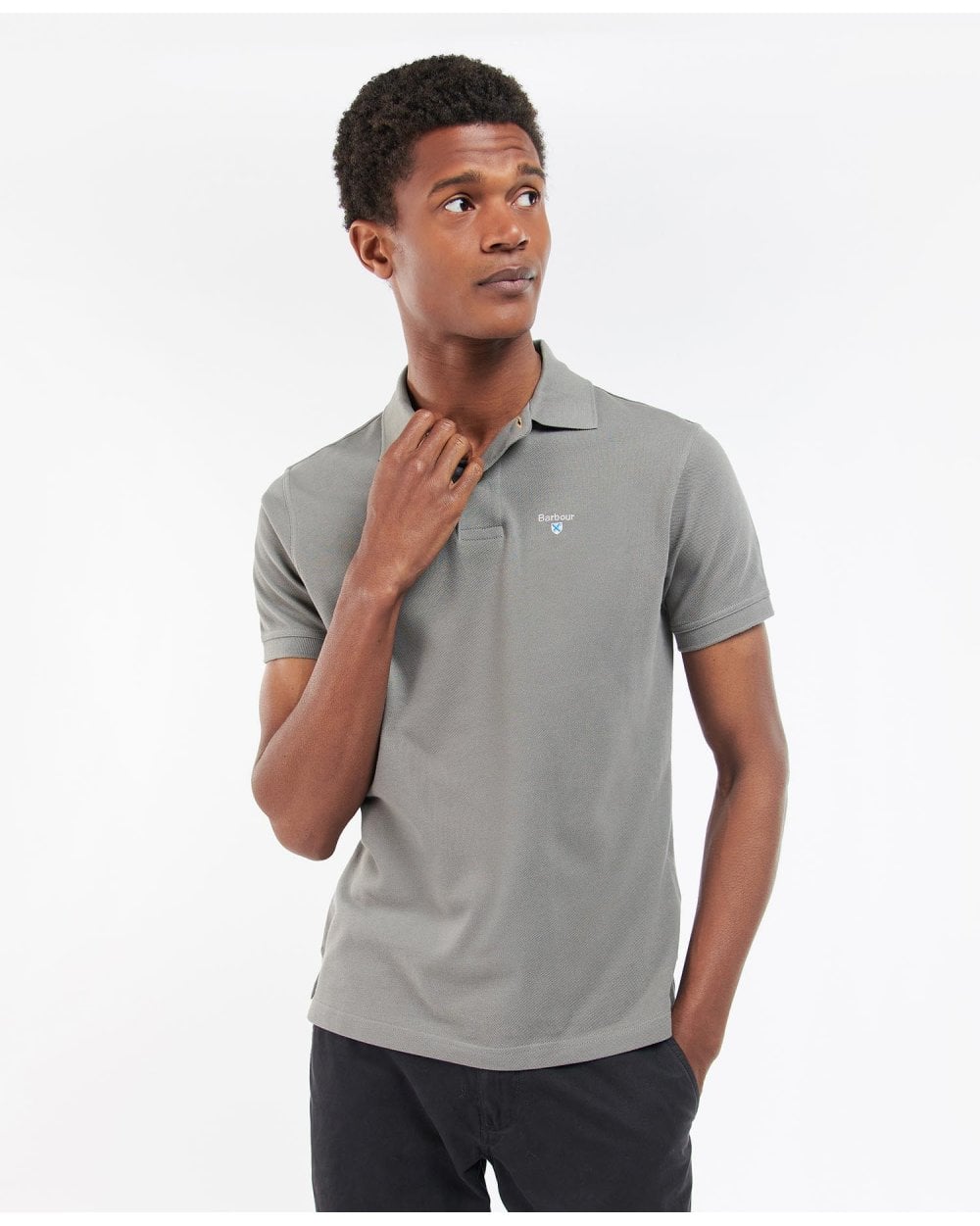 Tartan Pique Polo Top