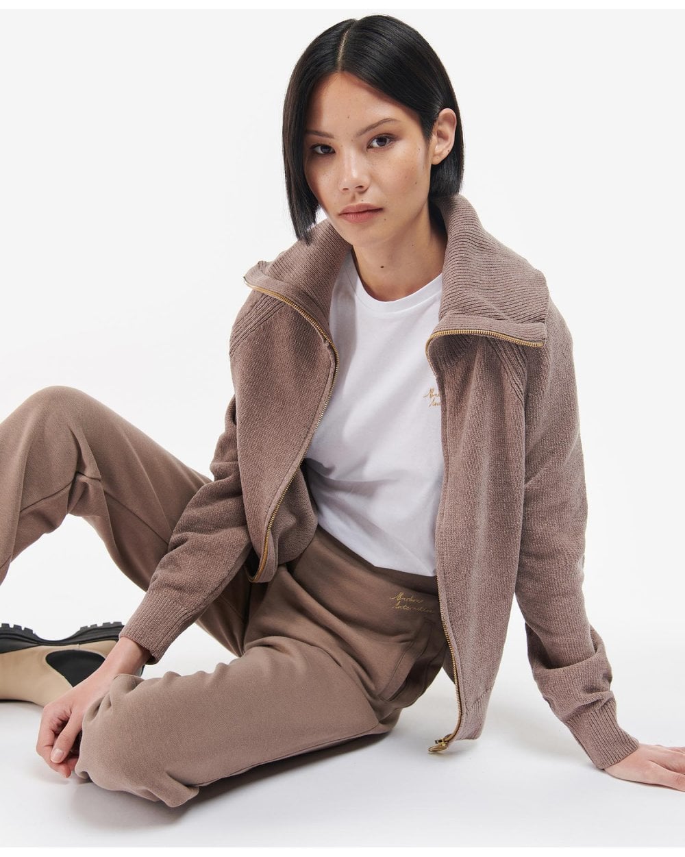 Romana Full Zip Knit Jumper