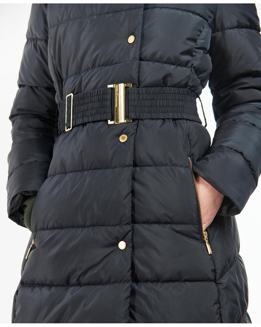 Track Line Quilted Jacket